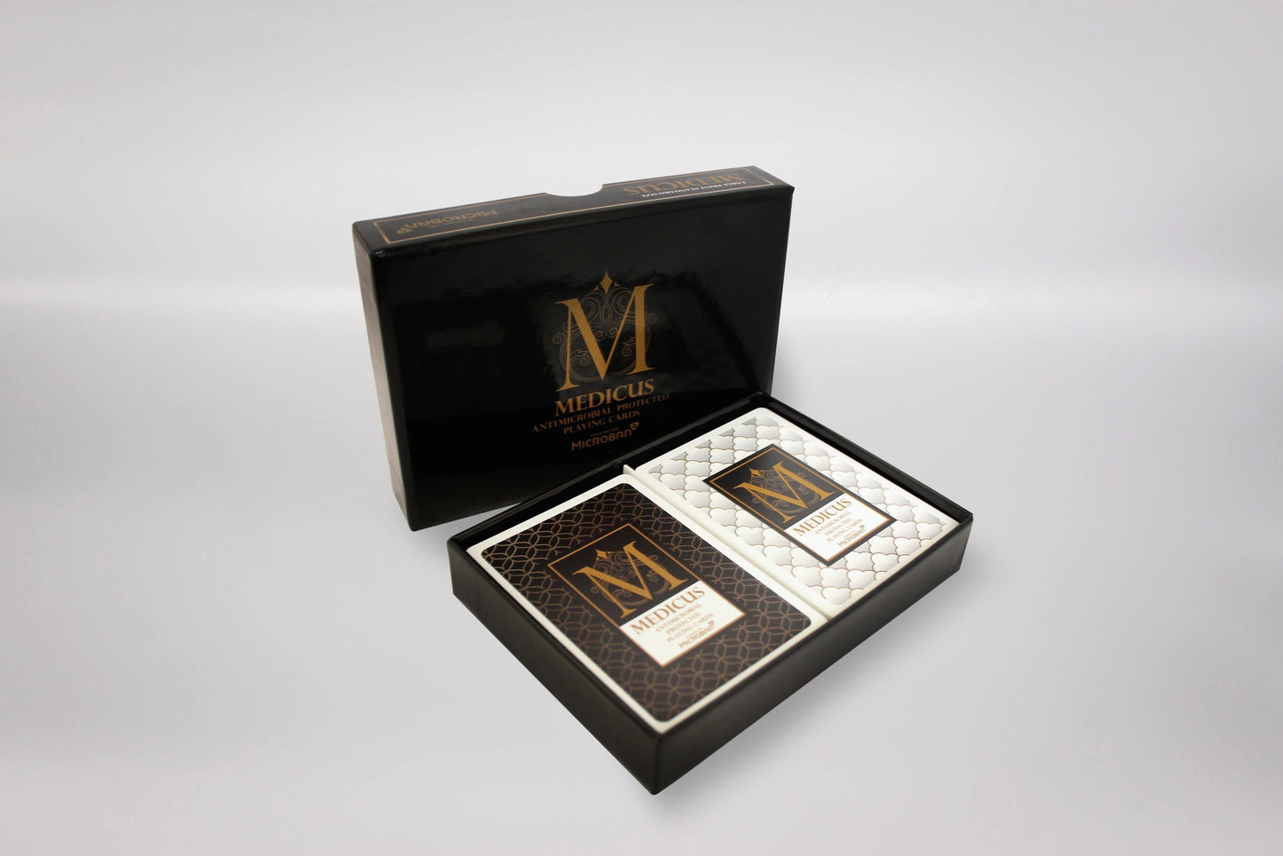 Casino Grade Playing Cards Poker- Box Set Medicus with Antimicrobial Microban® Protected