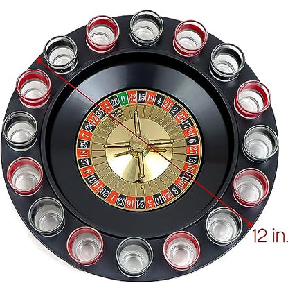 Casino Roulette Pong 16 cups Drinking Game