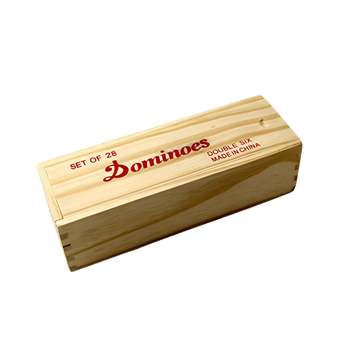 Dominoes Premium Set of 28 Double Six Dominoes with Wooden Case