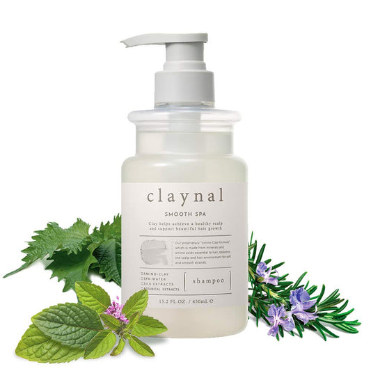 CLAYNAL Shampoo & Conditioner Set - Detoxing and Moisturizing Shampoo for Dry, Damaged, Colored, Treated Hair - Natural Growth and Repair Formula - Scalp Hydrating Blend of Clay - 15.20 Fl Oz