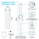 Portable UV-Light Sanitizer Wand, iMounTEK Foldable UV Sanitizer Light Handheld Germ Kill Sterilizer Wand UVC Disinfection Lamp For Tablet PC Phone Toys Wardrobe Toilet