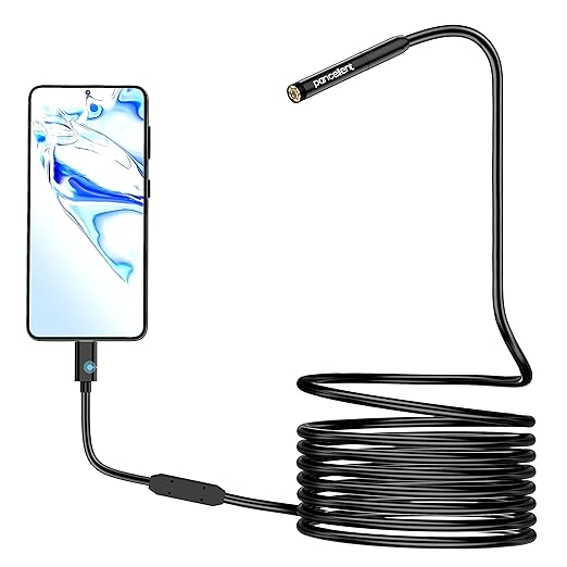 Industrial Endoscope Hd Cameras For Iphones Ios, 8mm IP67 Waterproof Inspection Camera ,Endoscope Snake Inspection Camera, Scope Camera With 8 LED Lights