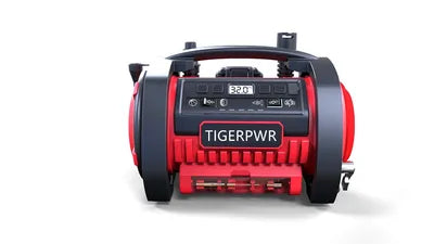 AC and DC Tire Inflator with Digital Screen and Air Blower and LED Light