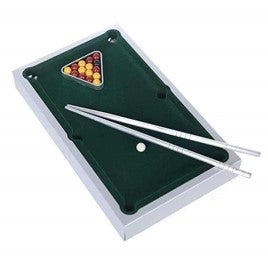 Desktop & Travel Game with & Desktop Aluminum Billiards Table