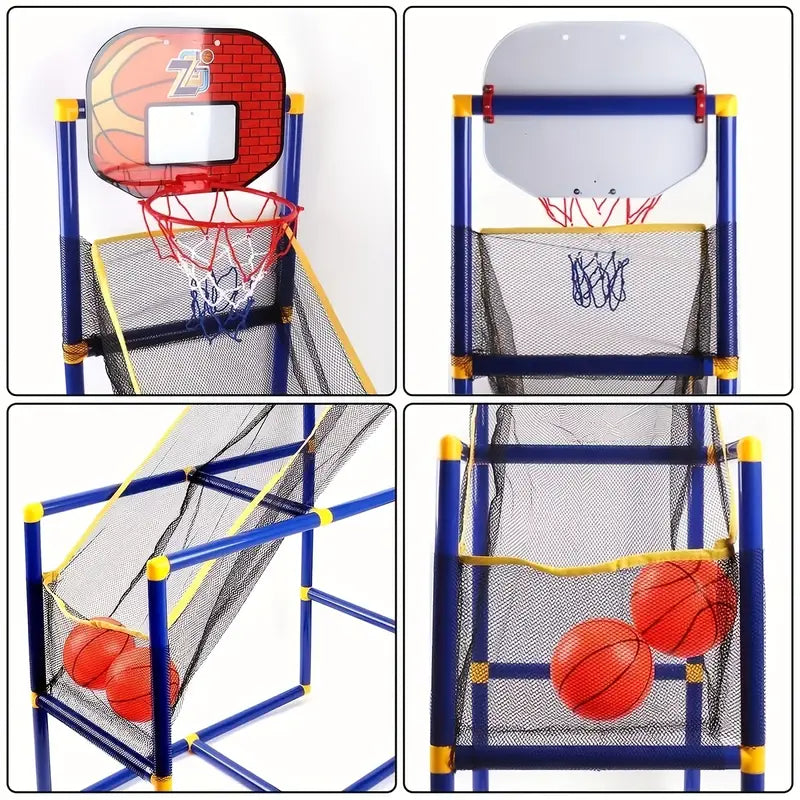 Basketball Stand, Adjustable Lifting Indoor And Outdoor Sports Basketball Hoop Stand