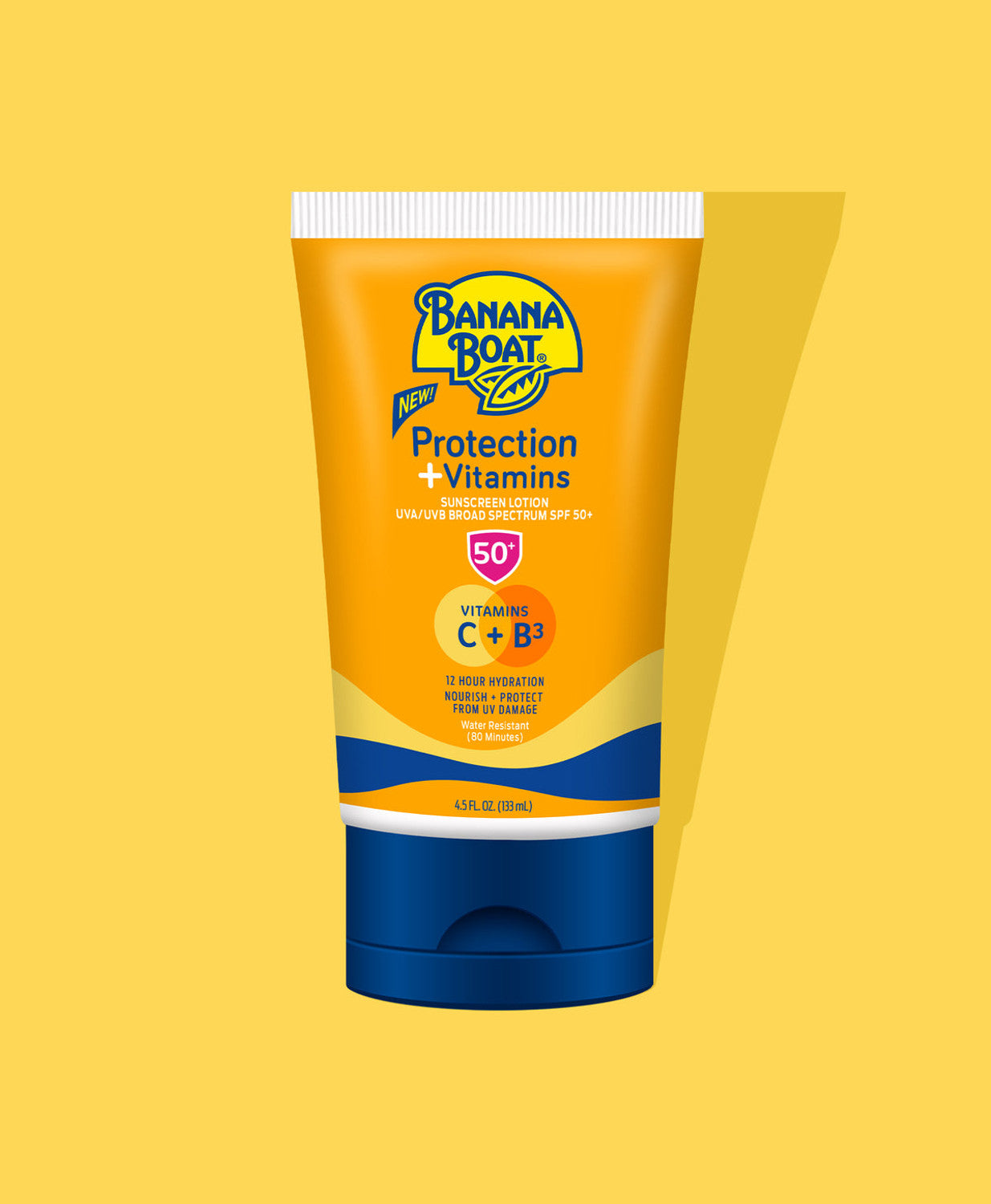 Banana Boat Protection and Vitamins Sunscreen Lotion 4.5 fl oz SPF 50