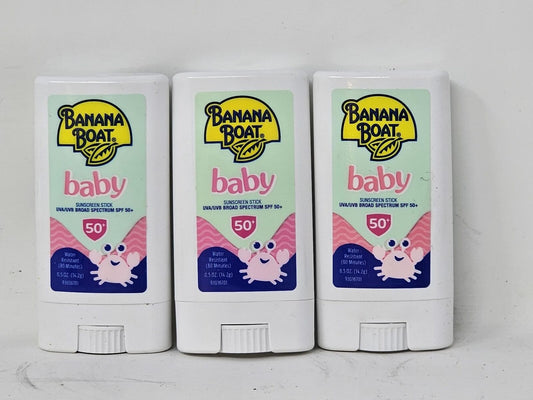 Banana Boat Spf 50+ Baby Simply Protect Tear-Free Stick 0.5 oz