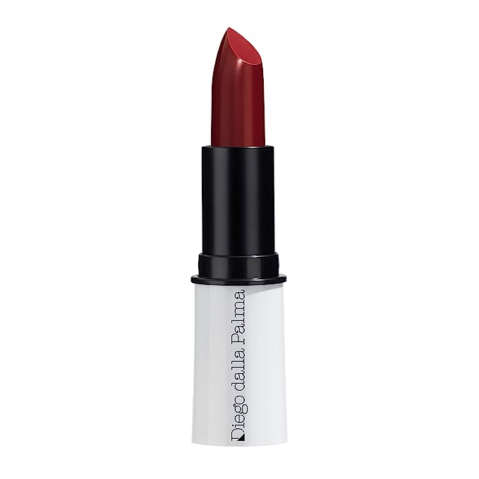 Diego Dalla Palma Rossorossetto Lipstick - Pure, Vibrant Color - Medium Coverage - Anti-Aging Formula - Smooths And Moisturizes - Long Lasting Luminous Finish - #101 Burgundy - 0.1 Oz