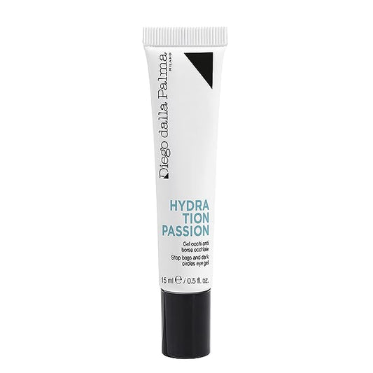 DIEGO DALLA PALMA Hydration Passion - Stop Bags And Dark Circles Eye Gel - Suitable For Delicate Eyes - Penetrates Skin Cells To Deeply Hydrate Facial Skin - Roll On Metal Ball - 0.5 Oz