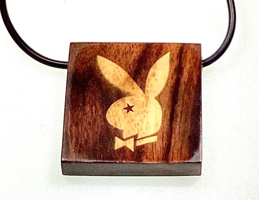 PLAYBOY Square Bunny Star Eye Pendant.