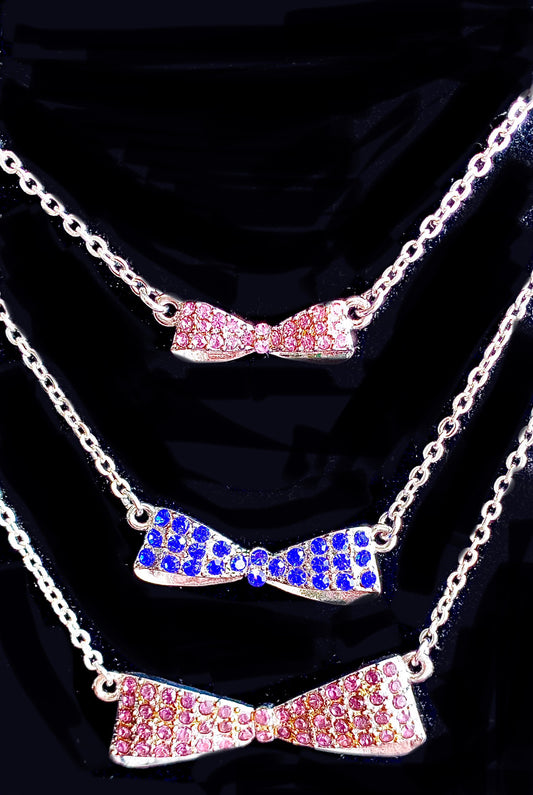 Playboy Jewelry featuring 3 Bow Ties Crystals