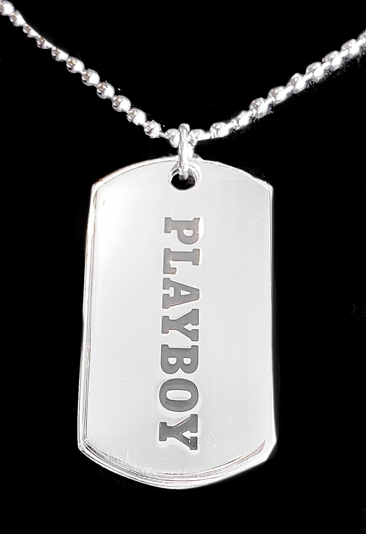 Playboy Dog Tag Necklace