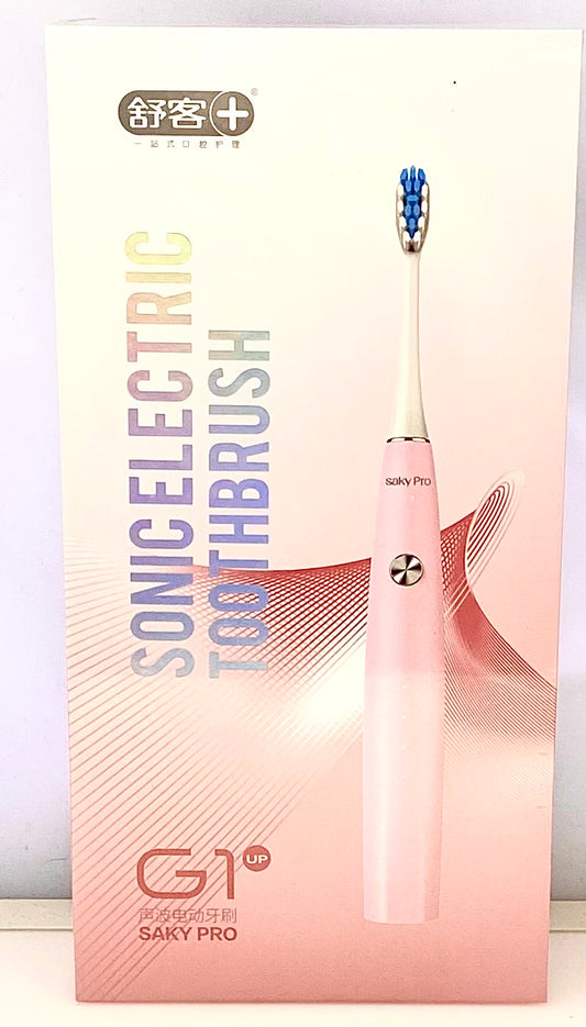 Toothbrush Saky Sonic Electric Toothbrush Cordless USB Rechargeable G1 Modes Toothbrush Waterproof Tooth Brush