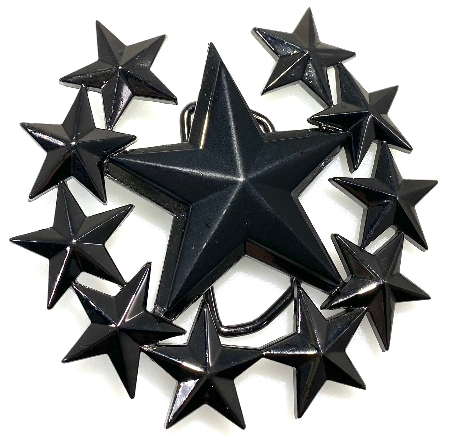 Belt Buckle BLACK 11 STARS