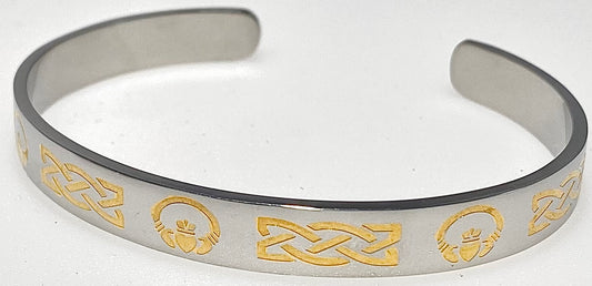 FASHION JEWELRY Irish Claddagh Bangle