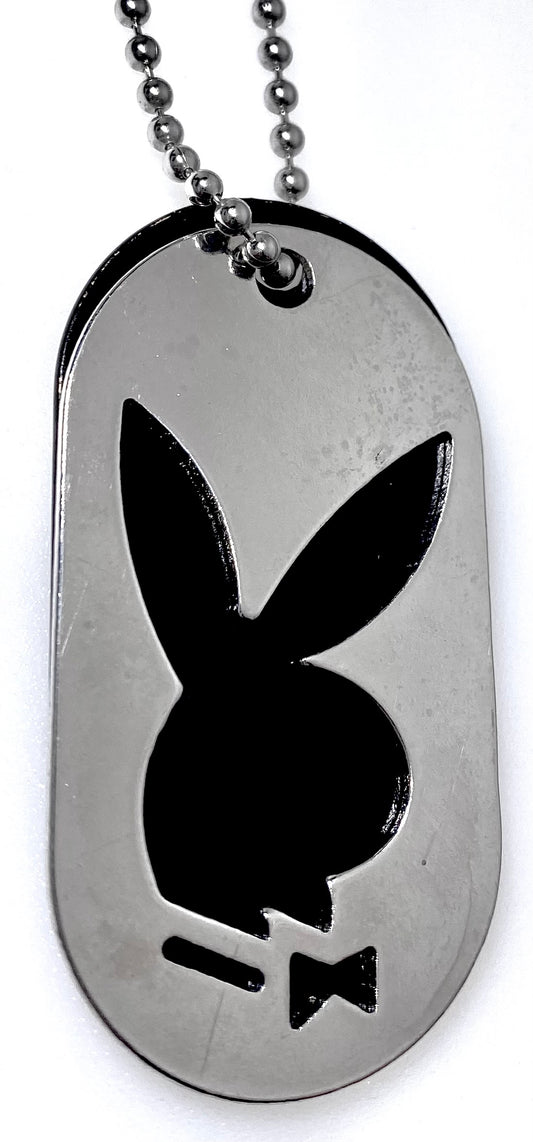 Playboy Dog Tag Necklace