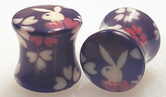 PLAYBOY PLUGS FLOWER DESIGN