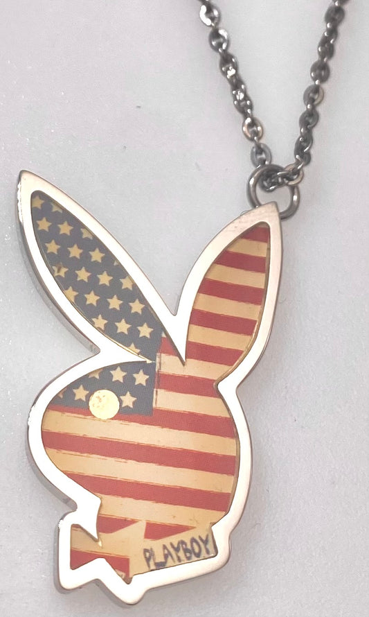 Playboy America Flag Bunny Head