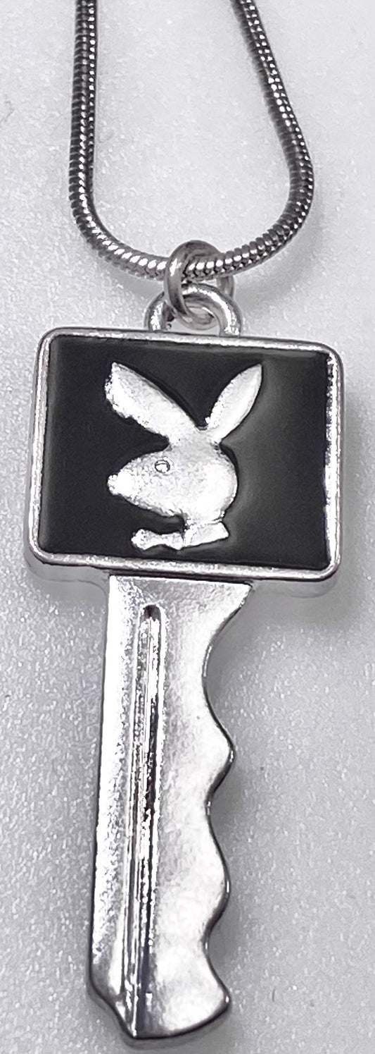 Playboy Jewelry Bunny Key Logo Pendant