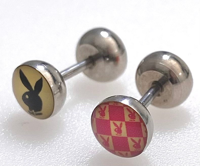 Playboy Jewelry Earring Barbell