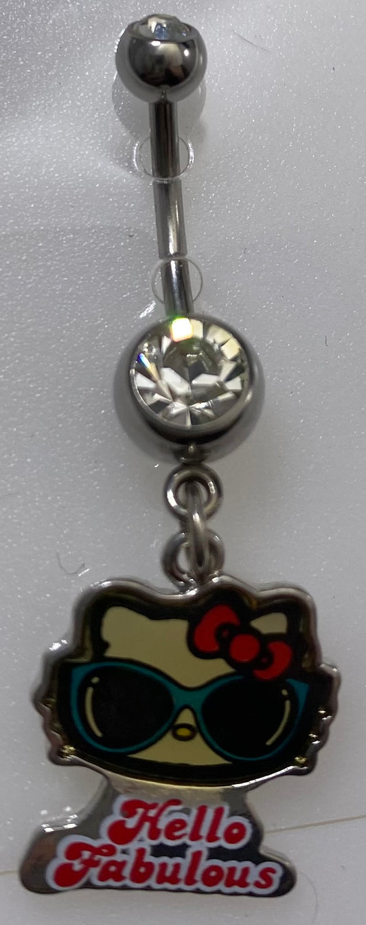 Jewelry Fashion HELLO KITTY Belly Ring