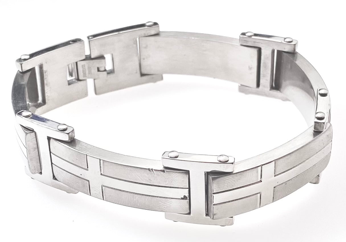 Jewelry Men Fashion Mulit Cross bar Link Bracelet