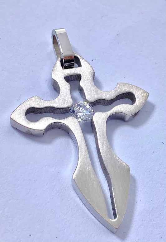JEWLRY FASHION Designer Key Cross with Crystal