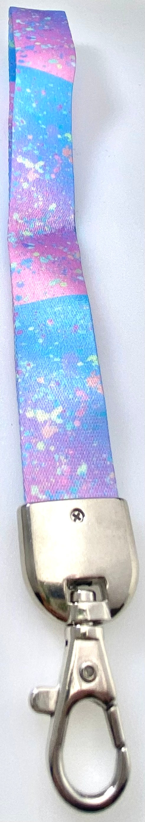 LANYARD Pink and Lite Blue Colors 8"