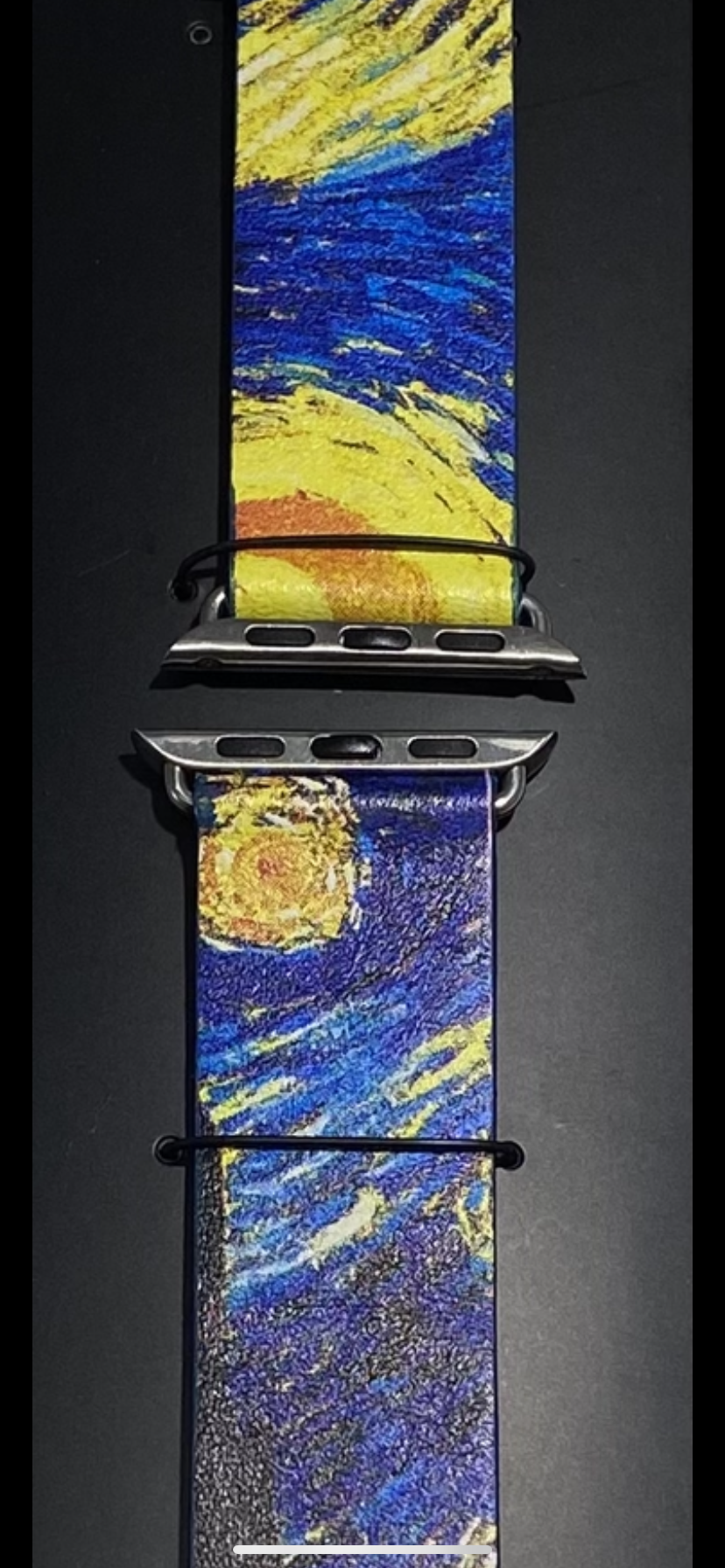 Apple iWatch Bands Metal LEATHER Strap &  WORKS OF ARTS