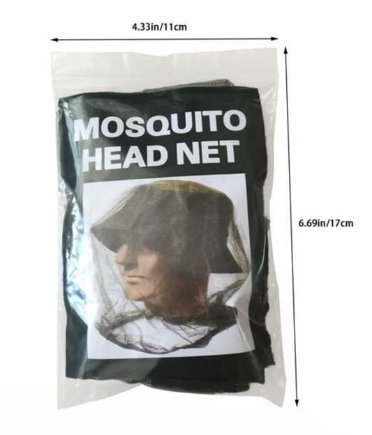 MOQUITO HEAD NET Premium Mosquito Head Net | Ultra Large & Long, Extra Fine Holes, Mesh