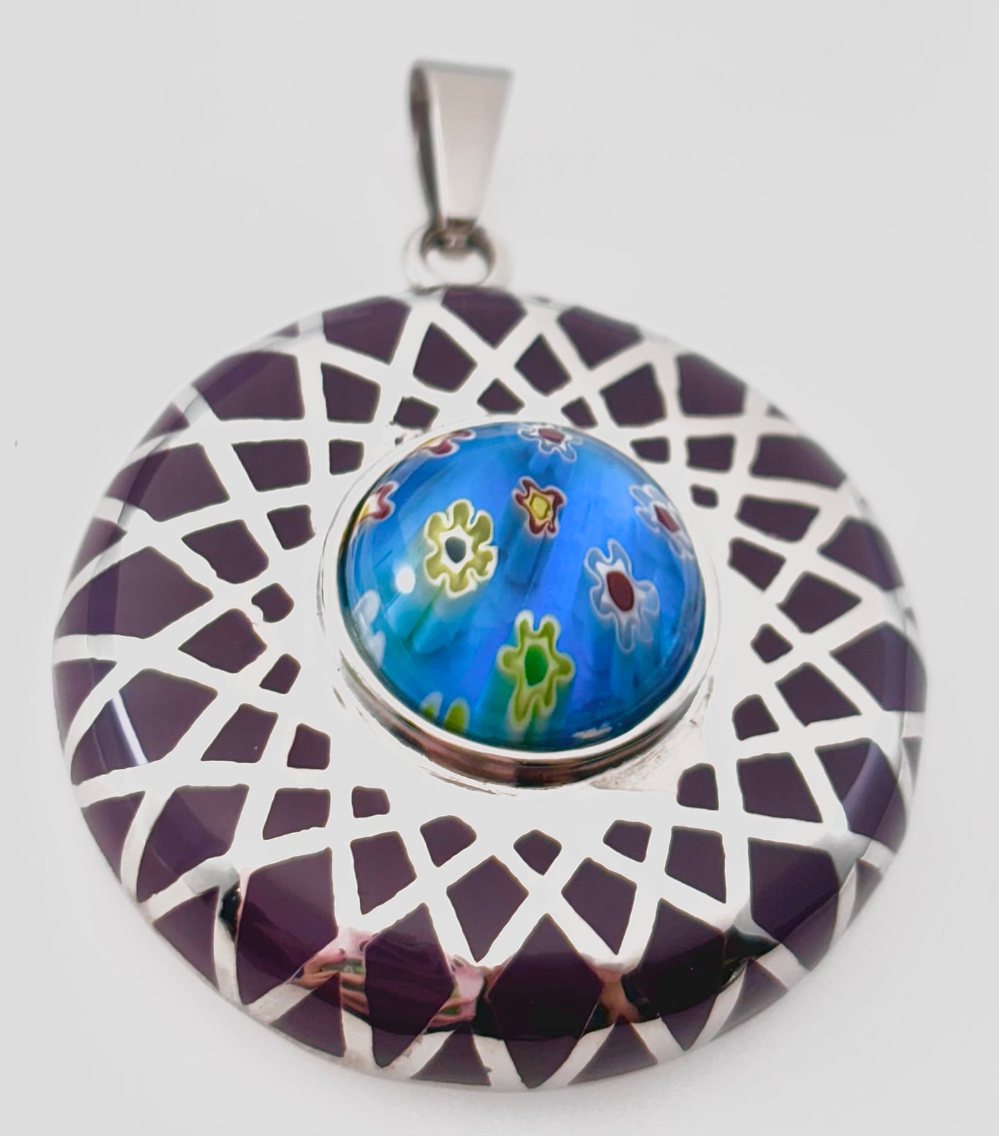 JEWELRY CIRCLE ENAMEL PENDANTS