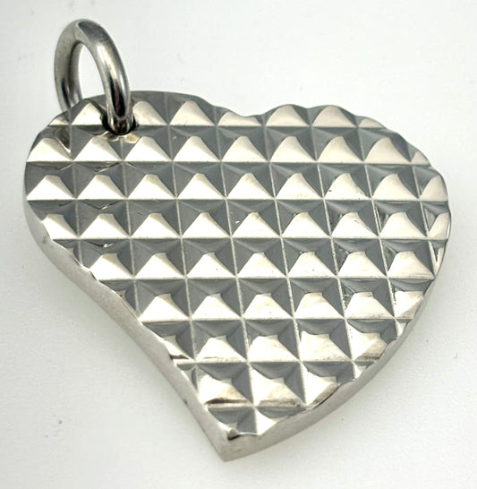 Jewelry Designer Finished Polish Heart Pendant WITH A 18" CHAIN