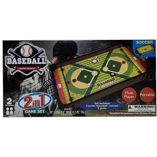 Baseball & Soccer 2 IN 1 Table Game