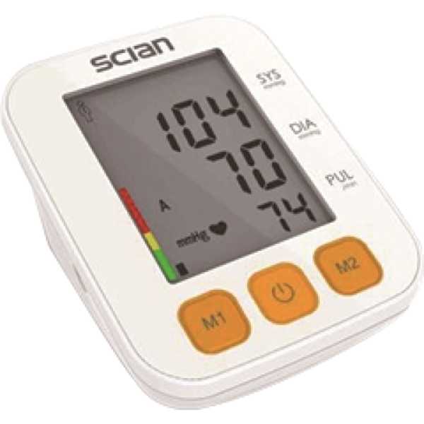 Scian Wrist Blood Pressure Monitor, Automatic Wrist Blood Pressure  with Large LCD Display Adjustable Wrist Cuff 2 Users 180 Memory for Home & Trave