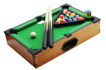 Mini Table Top Pool Table and Accessories 20 x 12 x 3.5 Inches Kids Games