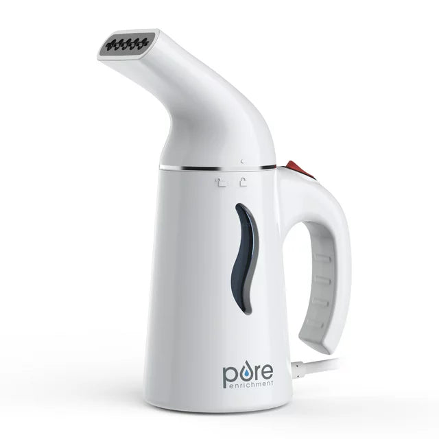 Pure Enrichment® PureSteam™ Portable Fabric Steamer- Fast-Heating Clothes Steamer with Ergonomic Handle and Easy-Fill Water Tank for 10 Minutes of Continuous Steam