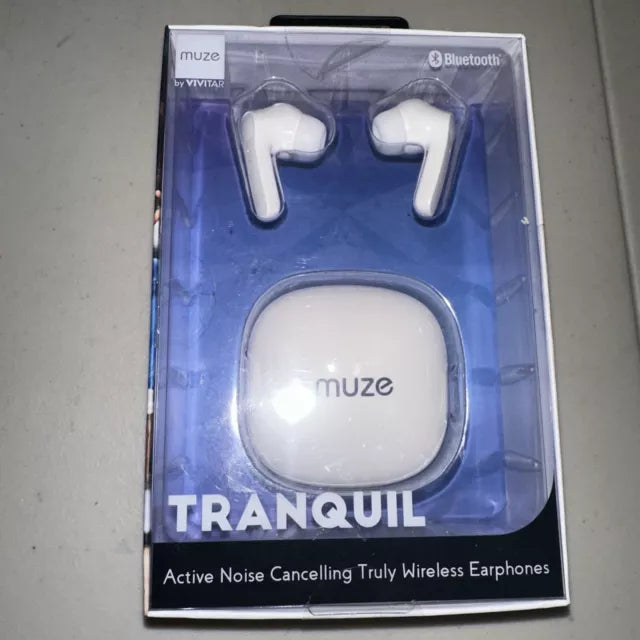 Tranquil Muze By Vivitar True Wireless Bluetooth Earbuds Noise Canceling.