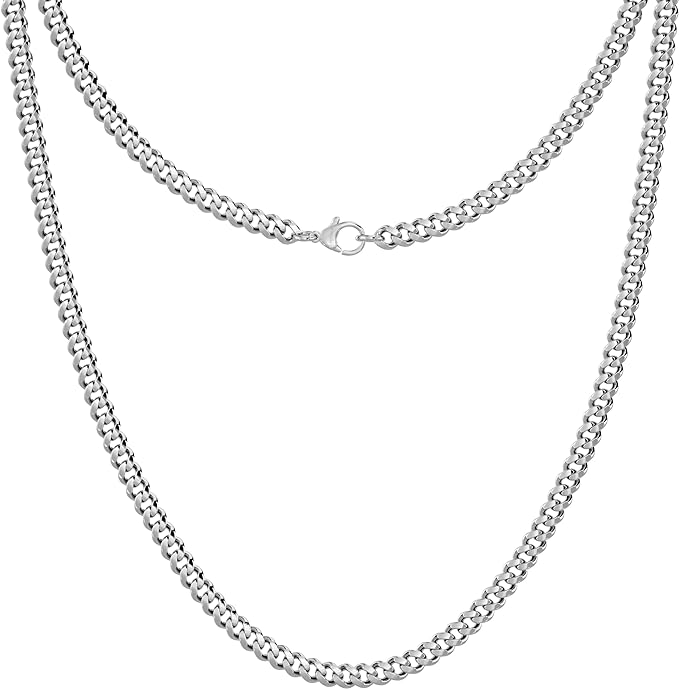 JEWELRY FASHION  Cuban Curb Chain ,22" Chain 2mm