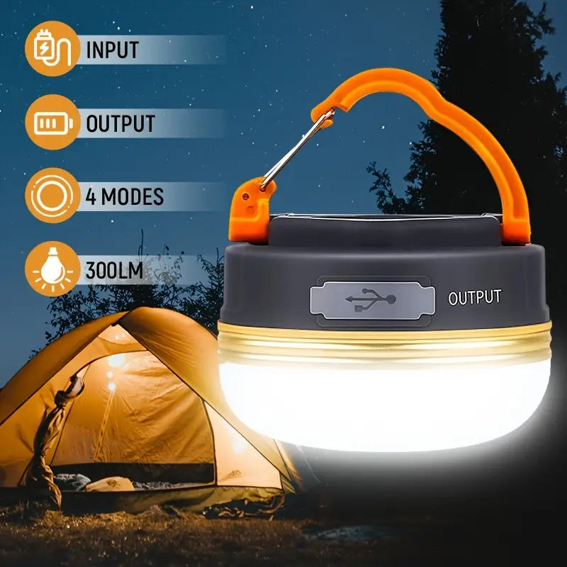 Rechargeable LED Camping Lantern with Magnet Base