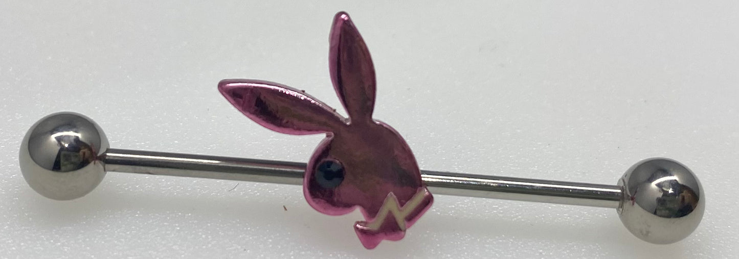 Playboy Bunny Industrial Barbell