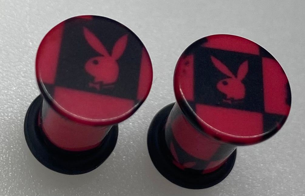 PLAYBOY CHECKER GAUGE 12MM