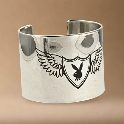 PLAYBOY WIDE WING BANGLE