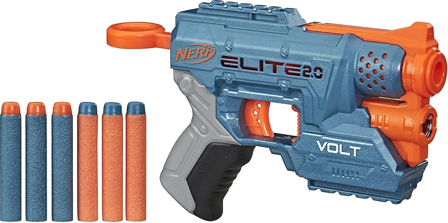 Nerf Elite 2.0 Volt SD 1 Dart Blaster with 6 Darts Kids Toys for Outdoor Summer Games Ages 8 and Up