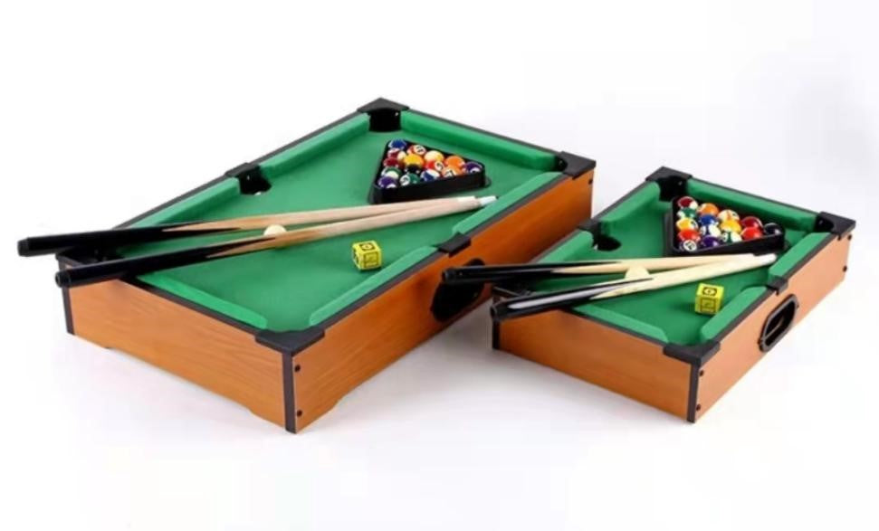 Mini Table Top Pool Table and Accessories 20 x 12 x 3.5 Inches Kids Games