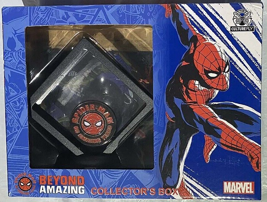 MARVEL SPIDER-MAN BEYOND AMAZING COLLECTOR'S BOX BY CULTURE FLY 5 GIFTS - NIB