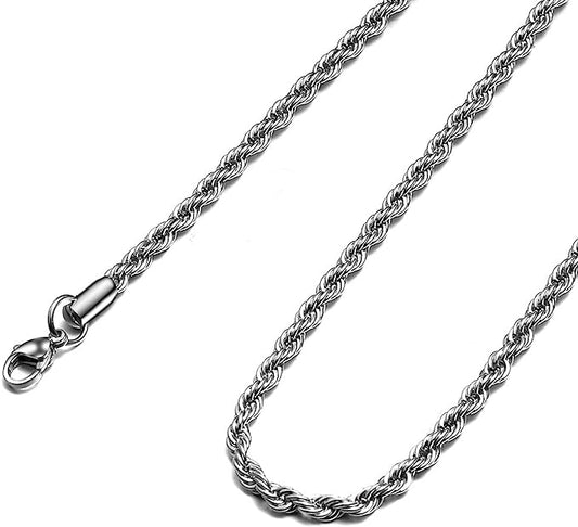 JEWELRY FASHION  Rope Chain 20",22"and  24" Chain