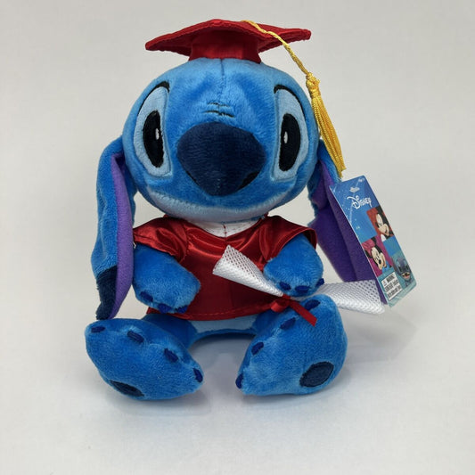 Disney Stitch Graduation Plush Brand New