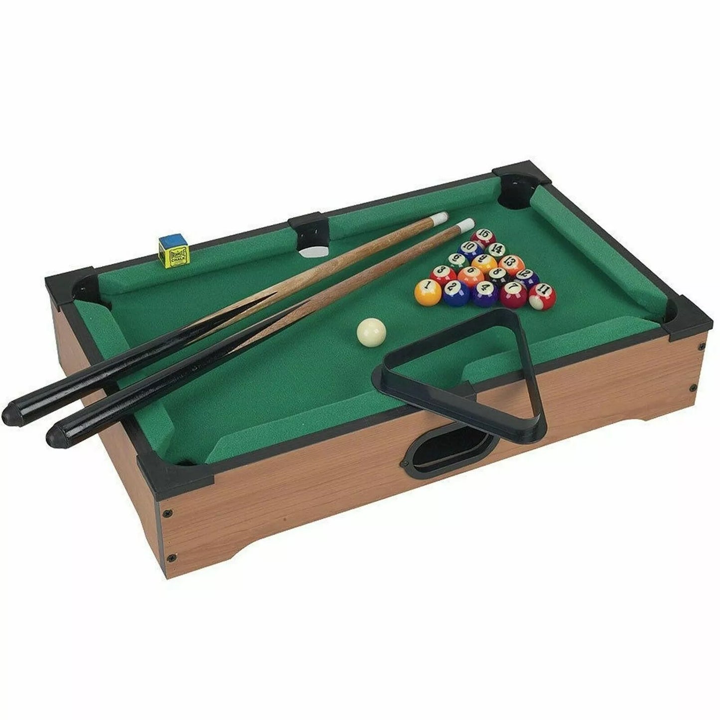 Mini Table Top Pool Table and Accessories 20 x 12 x 3.5 Inches Kids Games