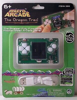 The Oregon Trail Micro Arcade Brand New Pocket-Sized Mini Handheld Game Sealed