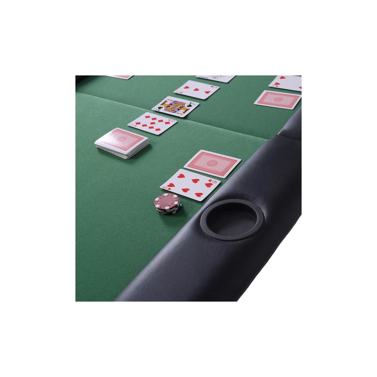 Casino Poker Table Texas Hold'em Folding Poker Play from germfree